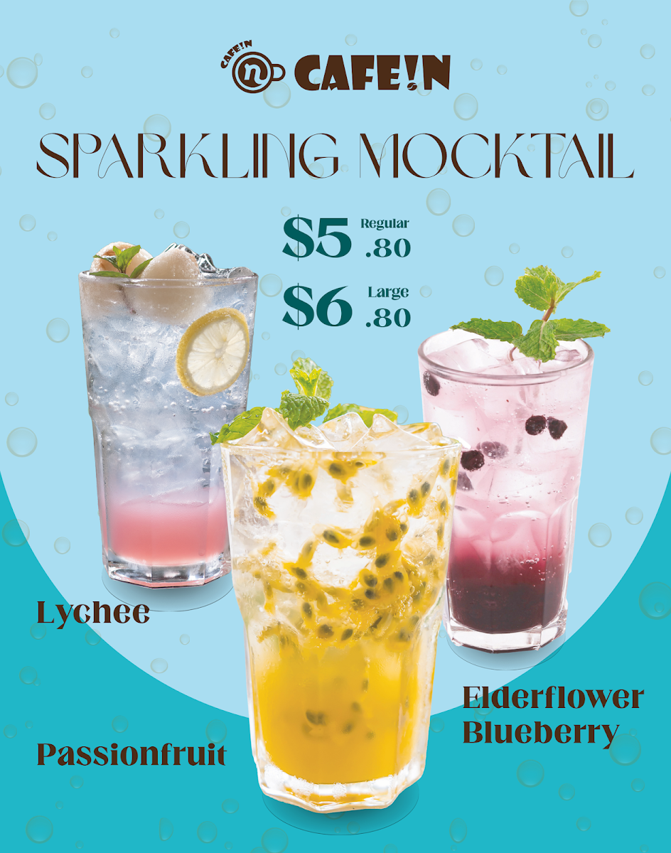 Menu, Cafe!n