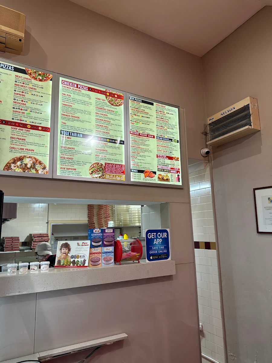 Menu, Pizza Cutters Wahroonga