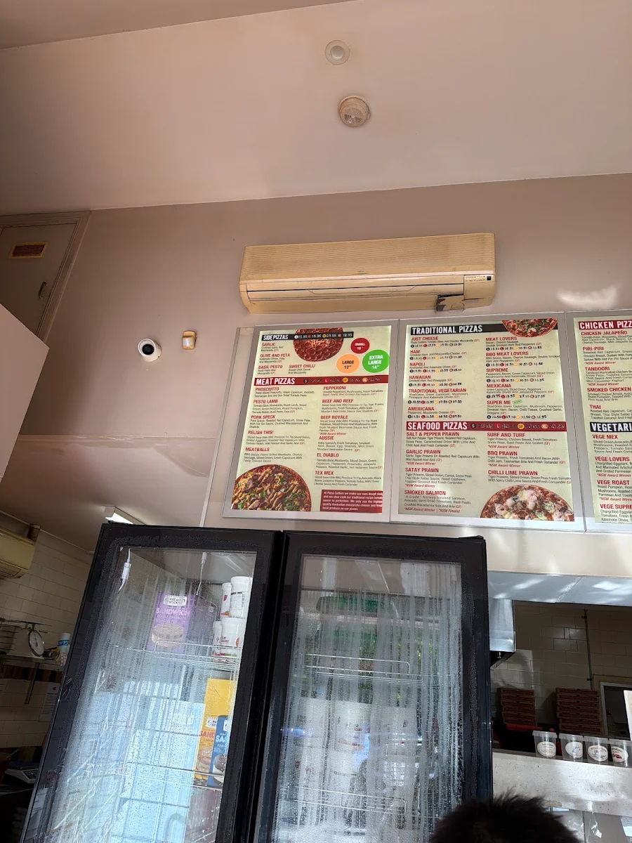 Menu, Pizza Cutters Wahroonga