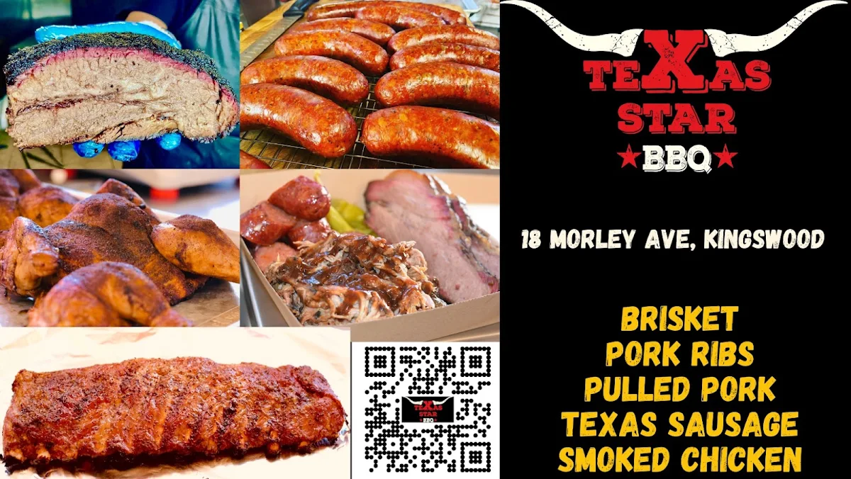 Menu, Texas Star BBQ
