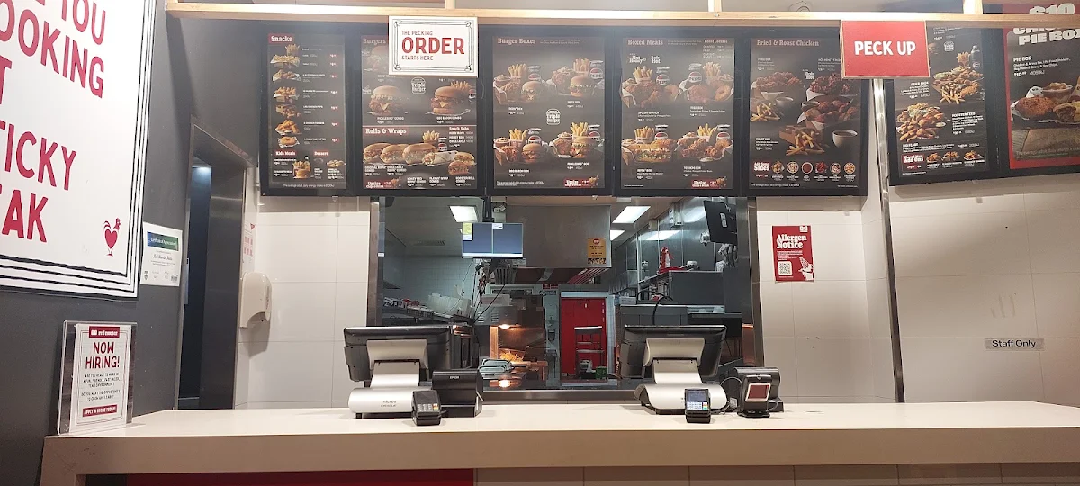 Menu, Red Rooster Inala