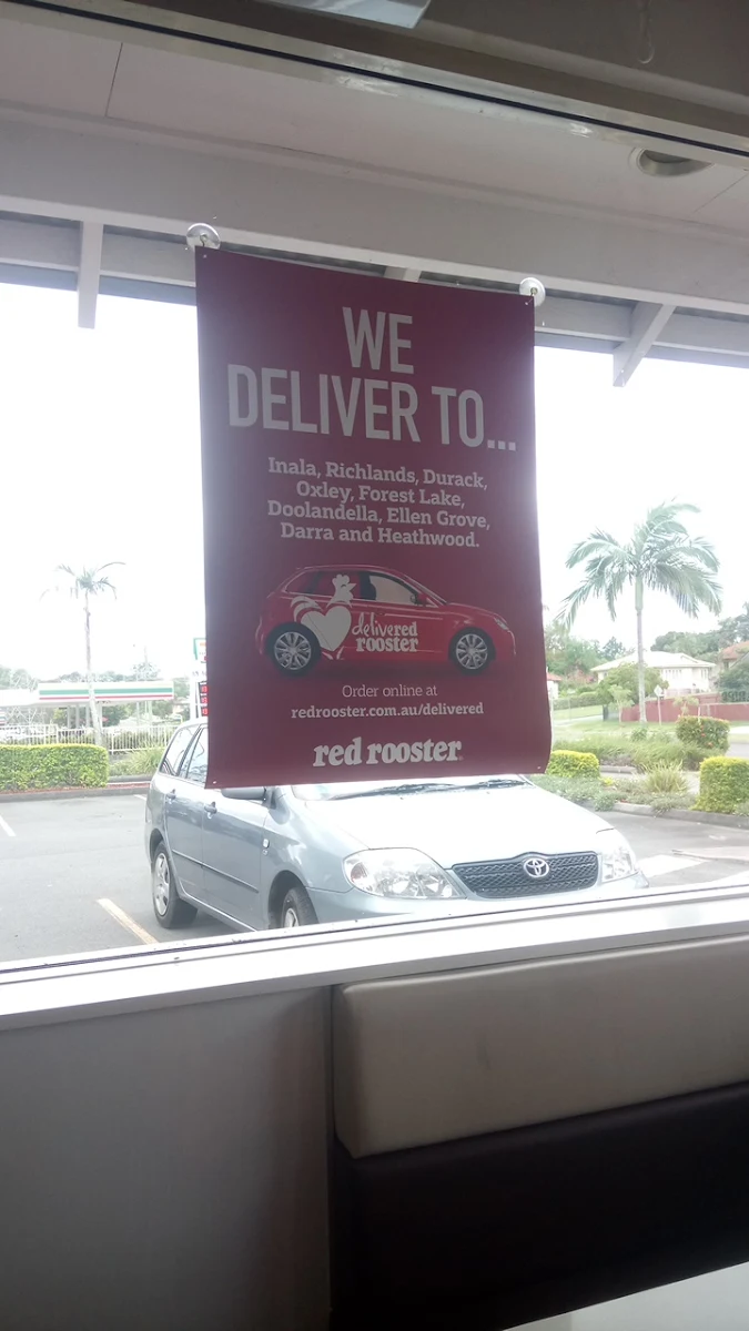 Menu, Red Rooster Inala