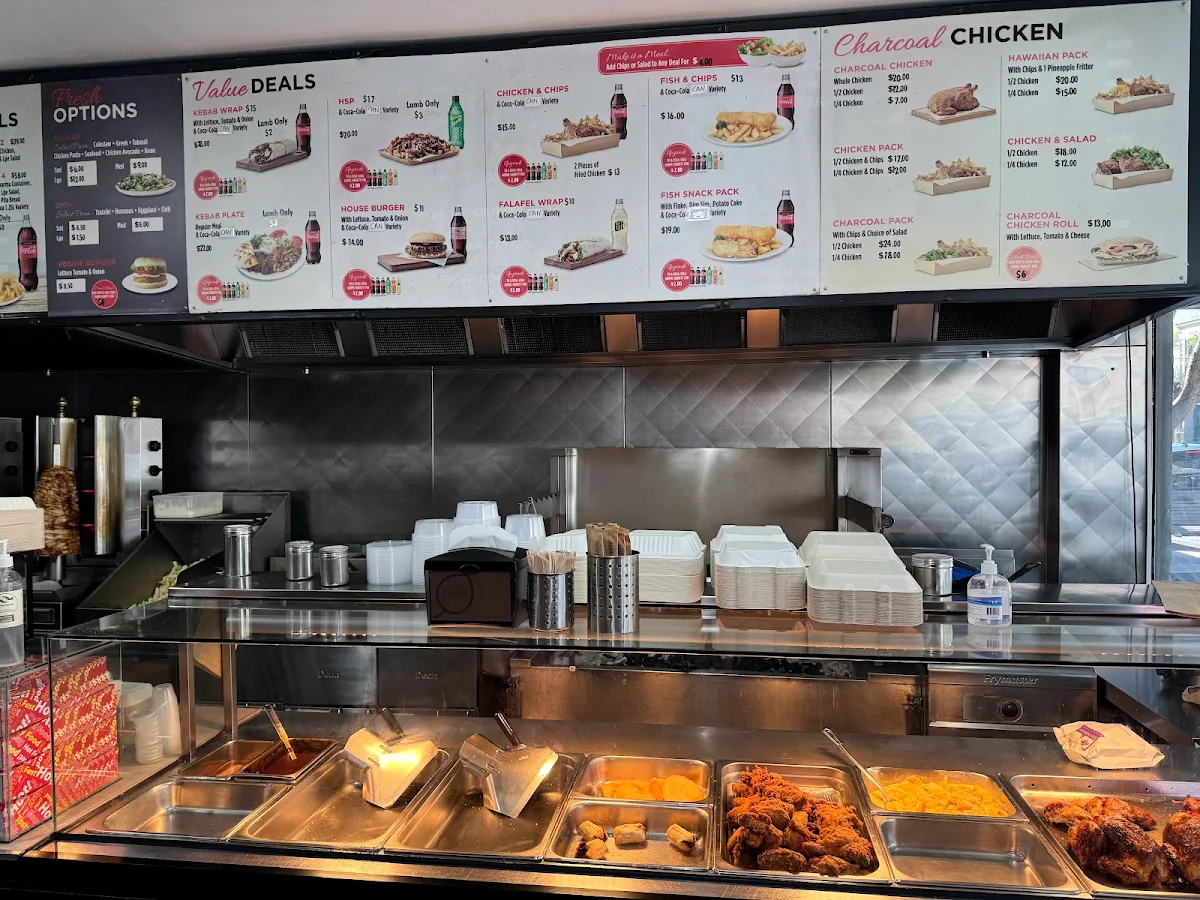 Menu, Port Melbourne Chippery