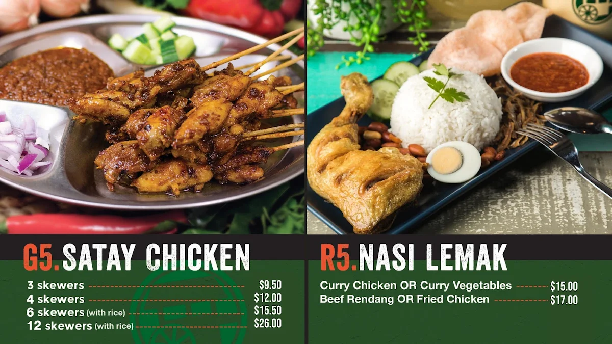 Menu, Warong Findon