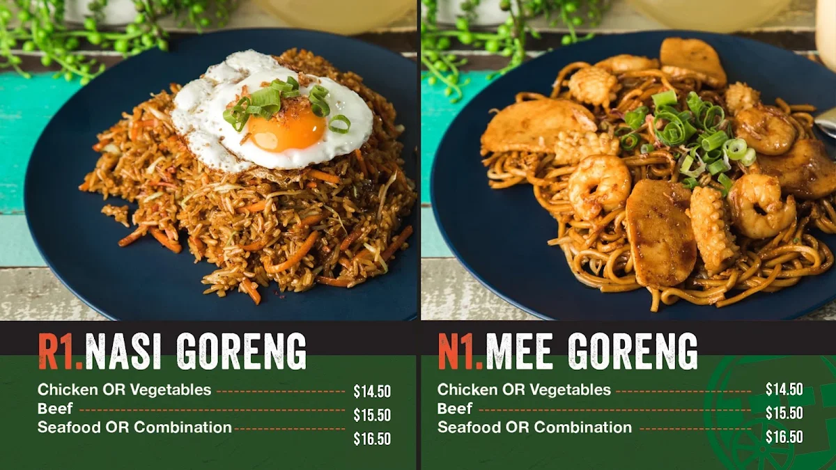 Menu, Warong Findon