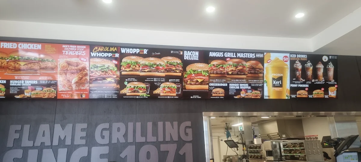 Menu, Hungry Jack's Burgers Victor Harbor