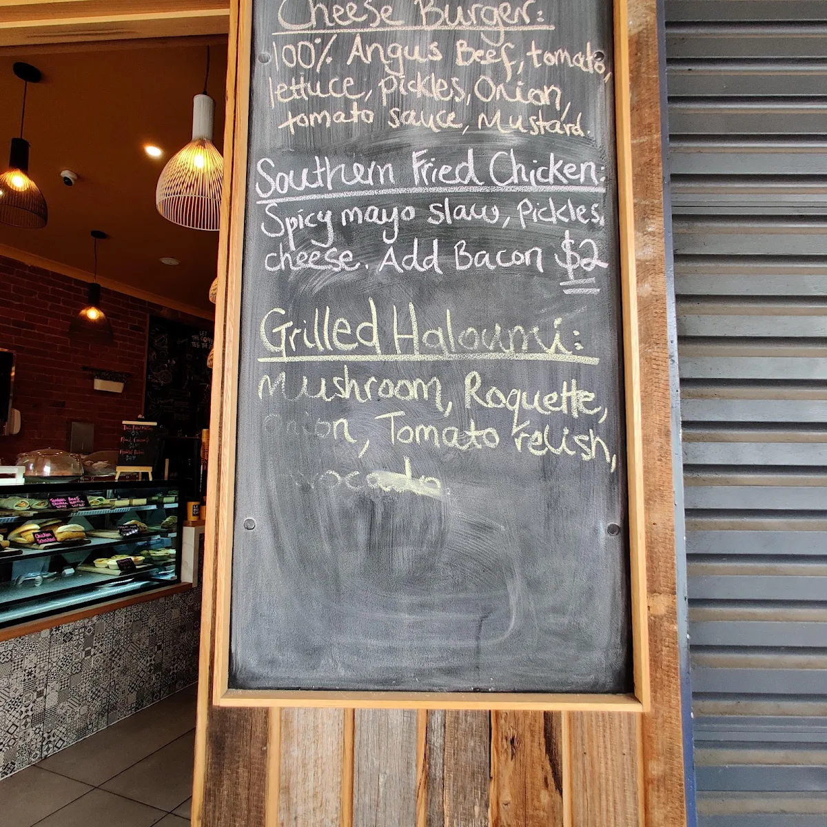Menu, Le Roi Cafe