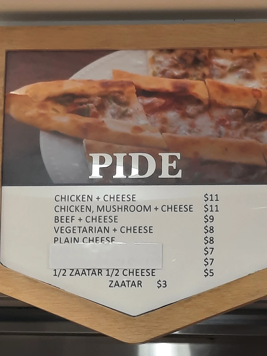 Menu, Food Court - Westfield
