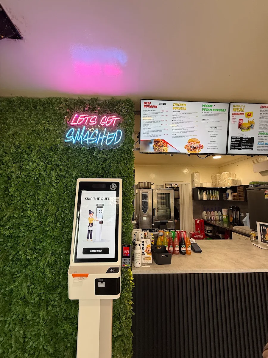 Menu, Smash Masters Burger Co