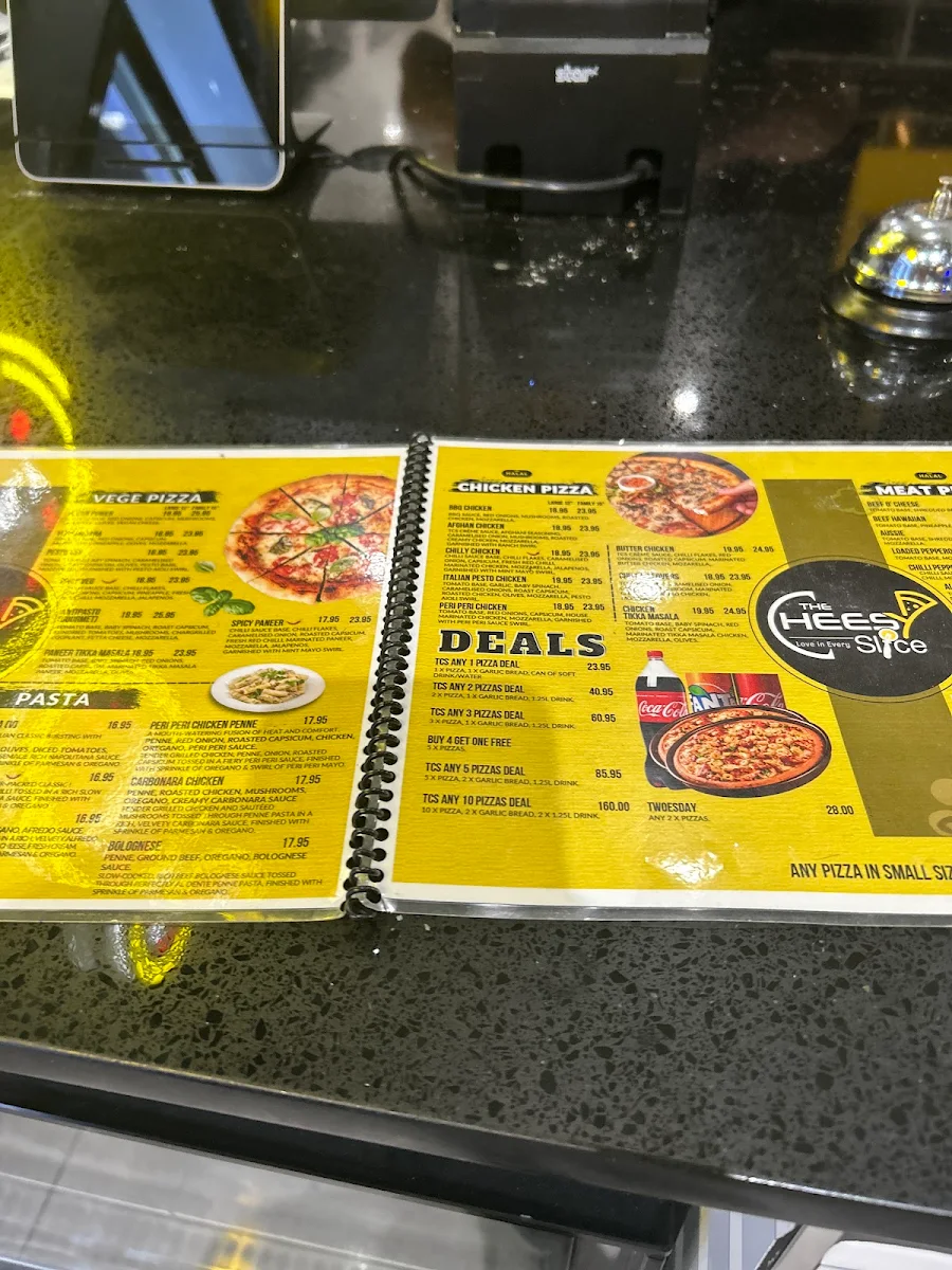 Menu, The Cheesy Slice