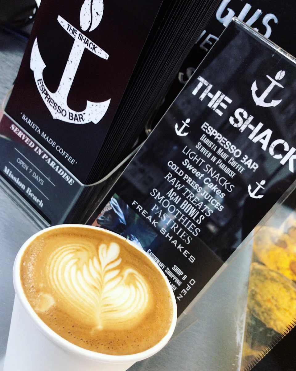 Menu, The Shack - Espresso Bar