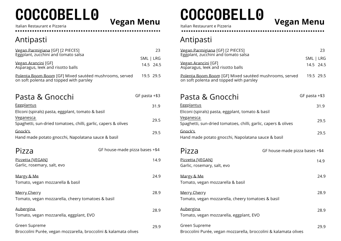 Menu photo 1