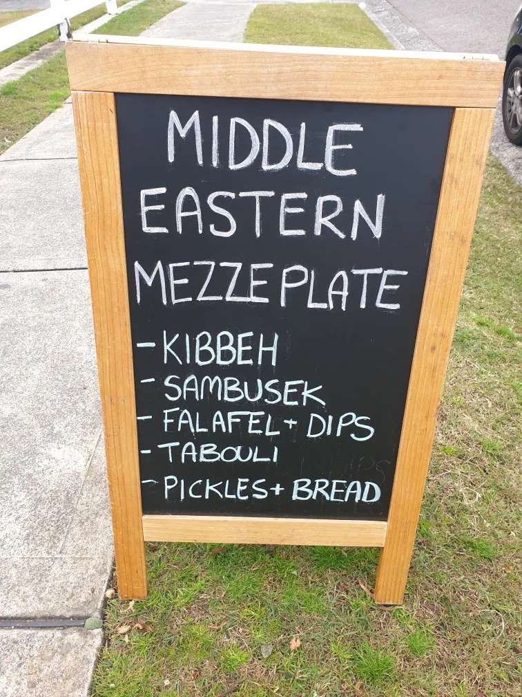 Menu, The Blue Bay Store