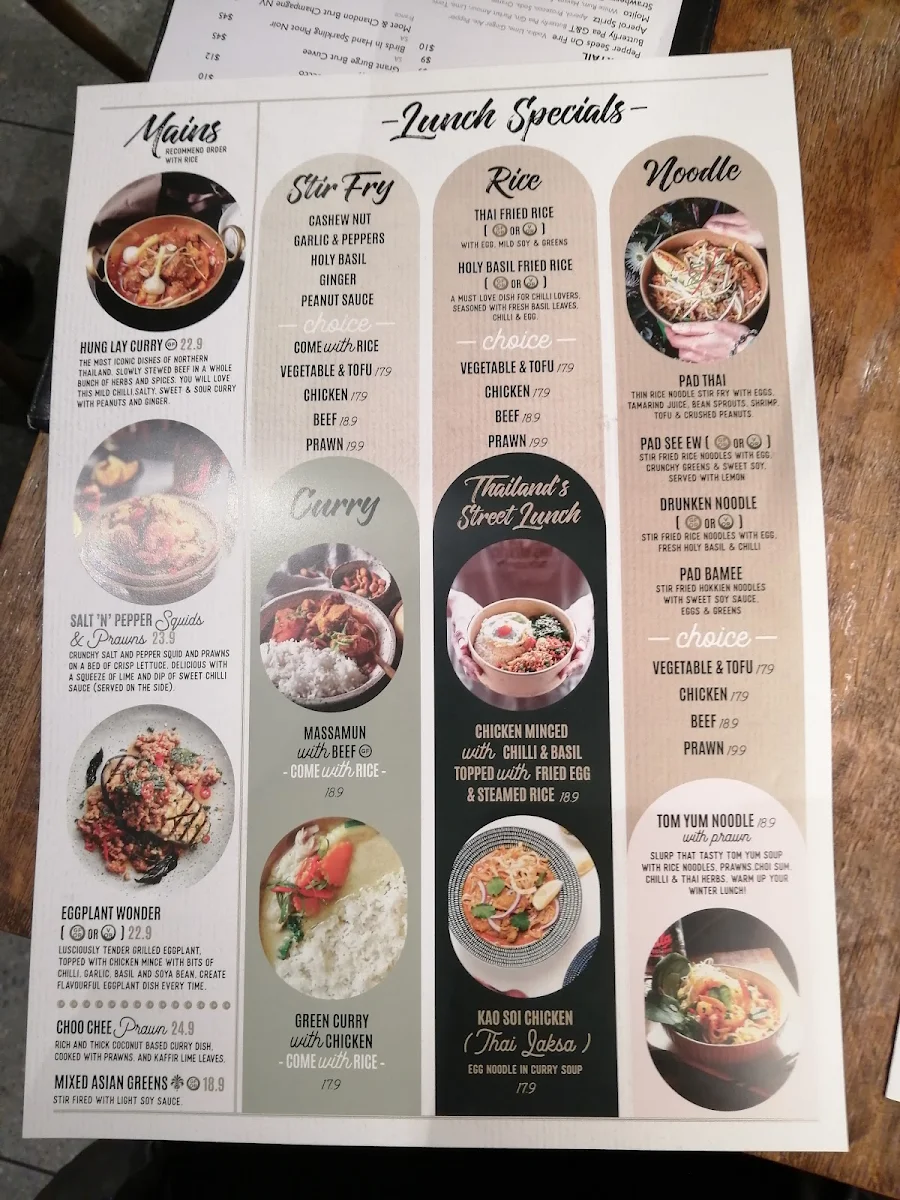 Menu, Pepper Seeds South Eveleigh