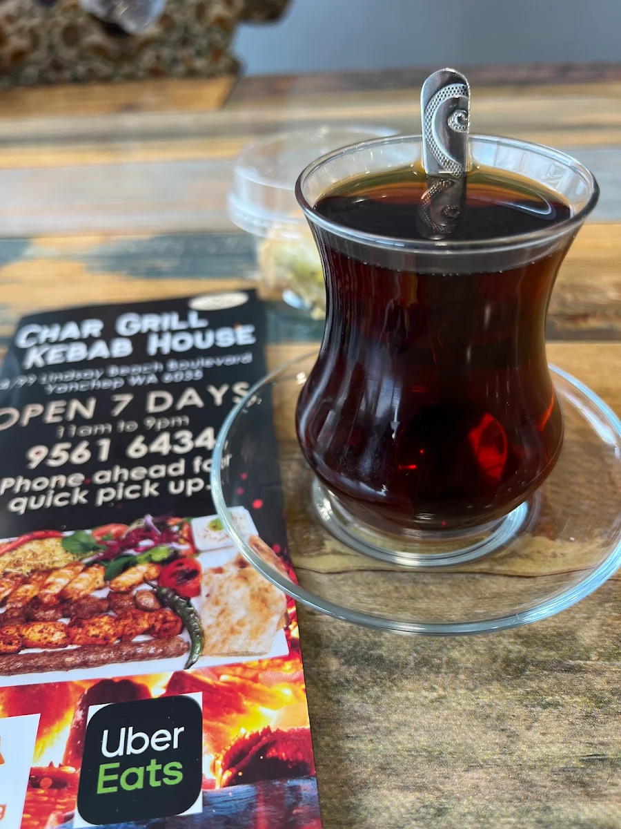 Menu, Char Grill Kebab House