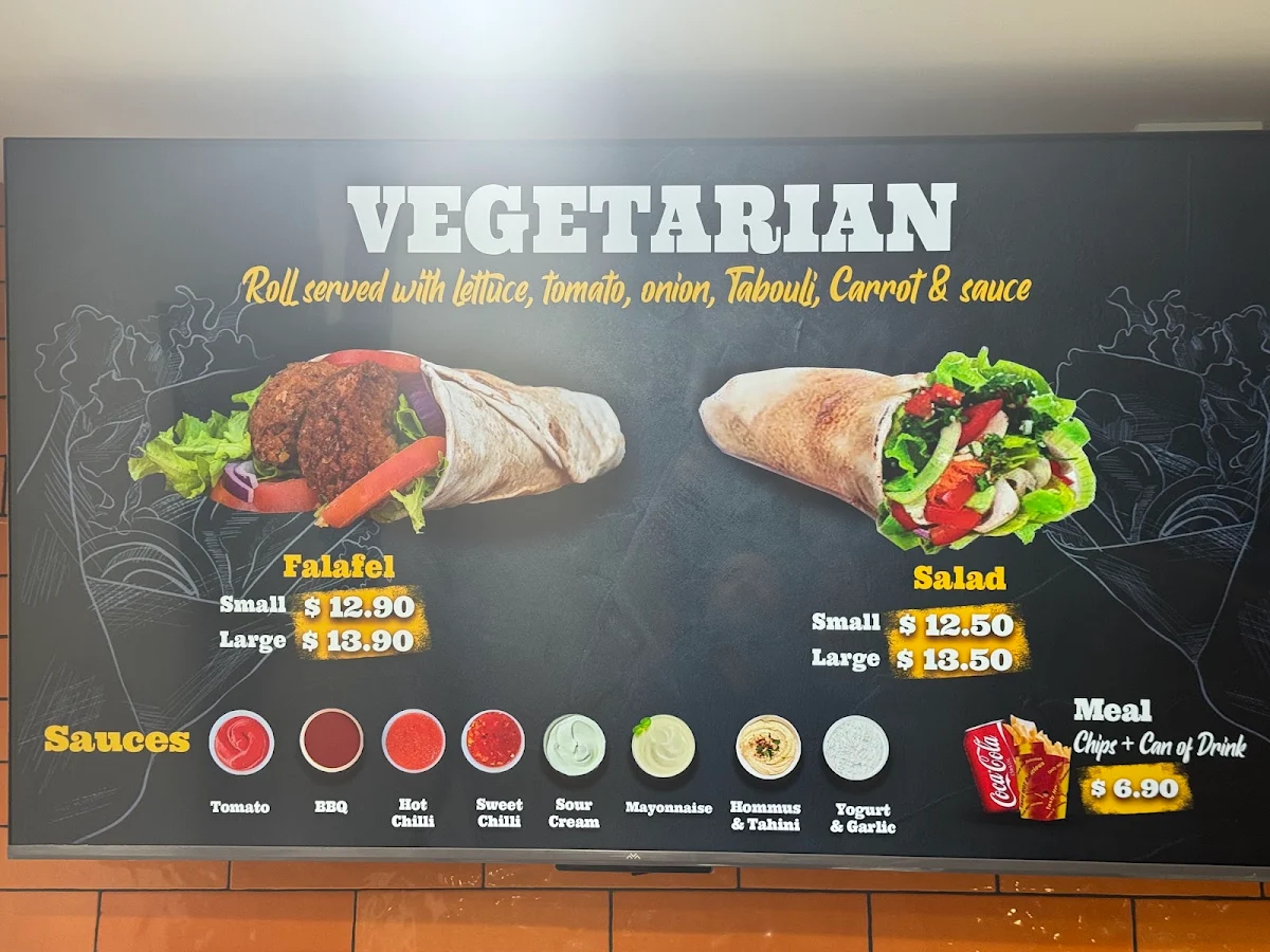 Menu, Banora Kebabs