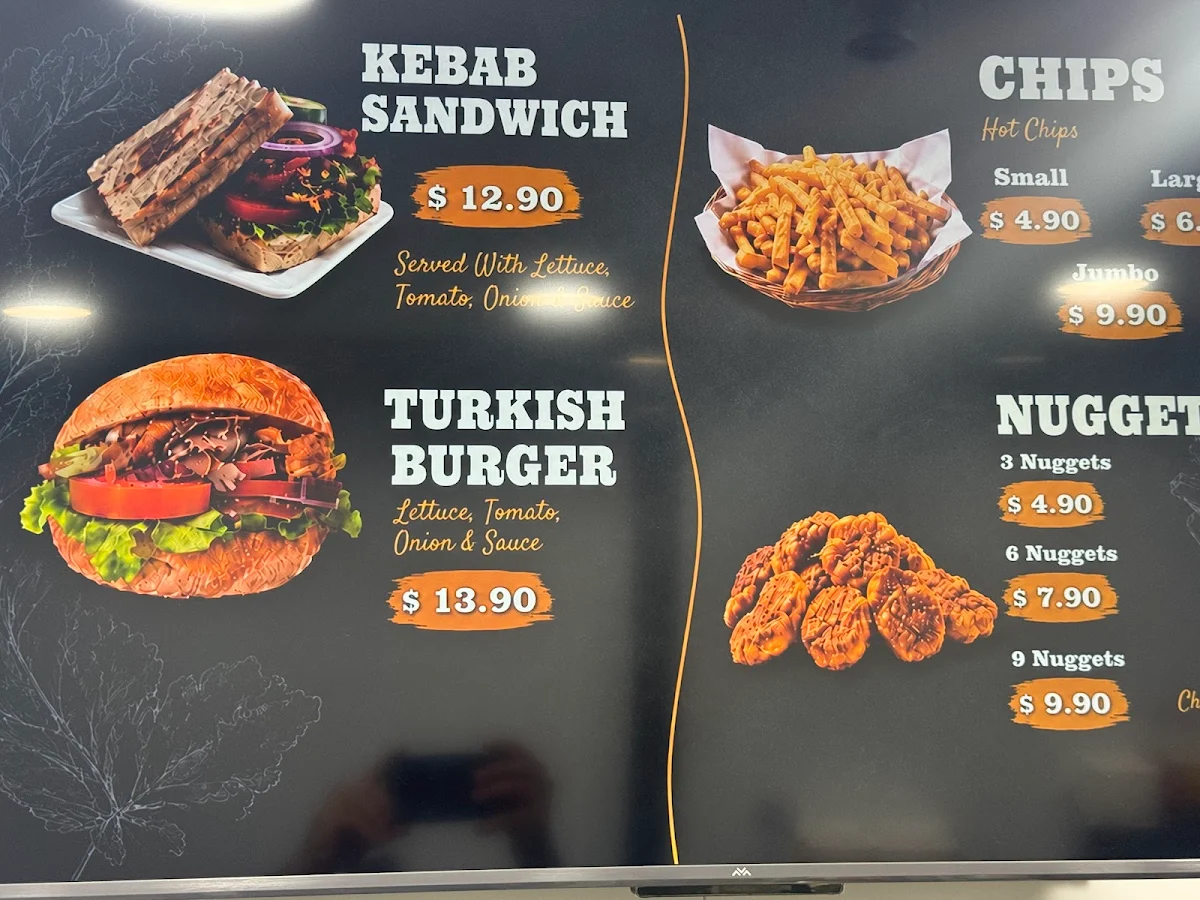 Menu, Banora Kebabs