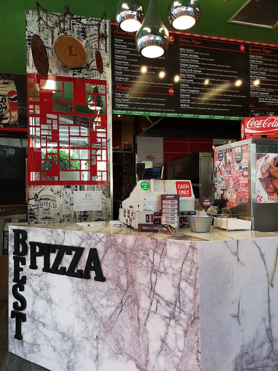 Menu, Lynbrook Pizza & Pasta