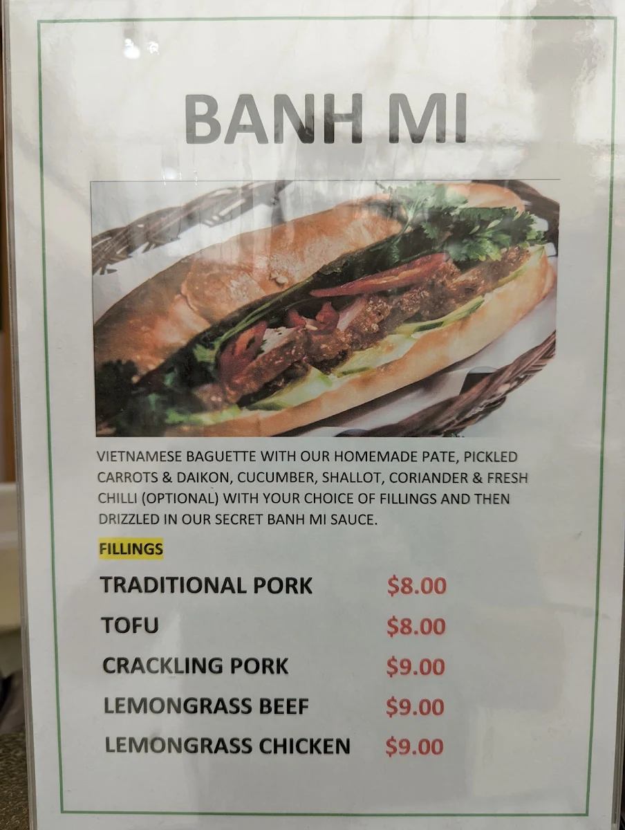 Menu, Thurst Burst