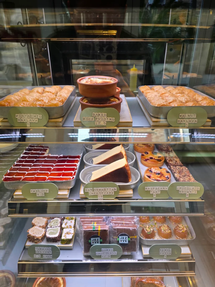 Menu, Jezve Coffee & Gözleme