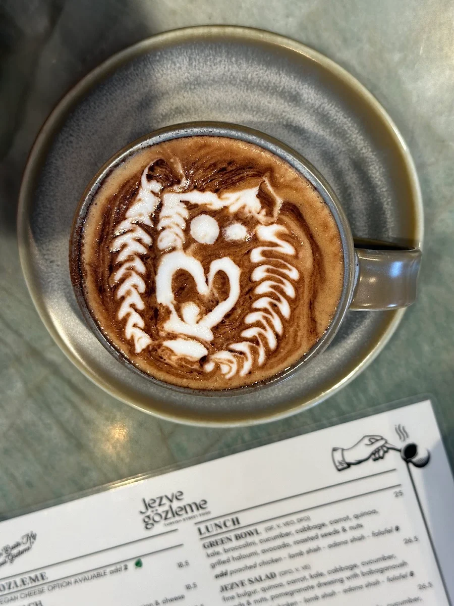 Menu, Jezve Coffee & Gözleme