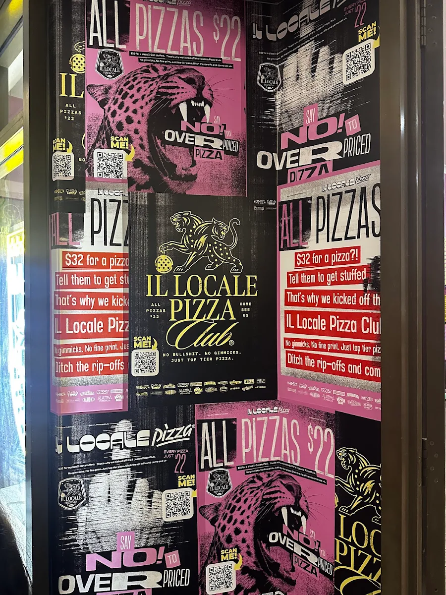 Menu, Il Locale Pizzeria Subiaco