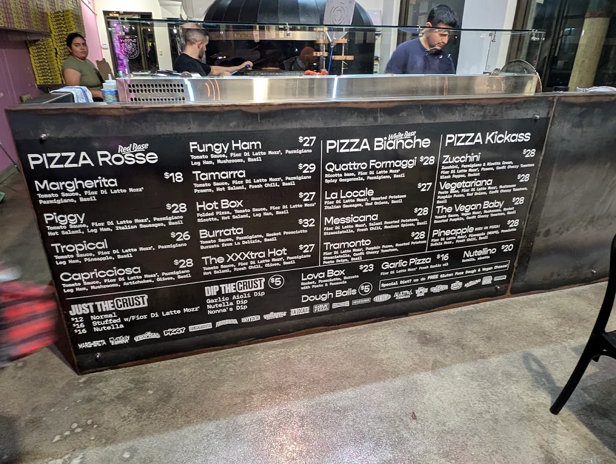 Menu, Il Locale Pizzeria Subiaco