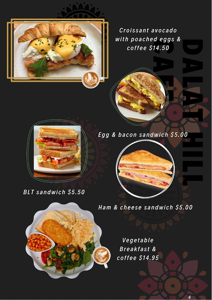Menu, DaLat Hill