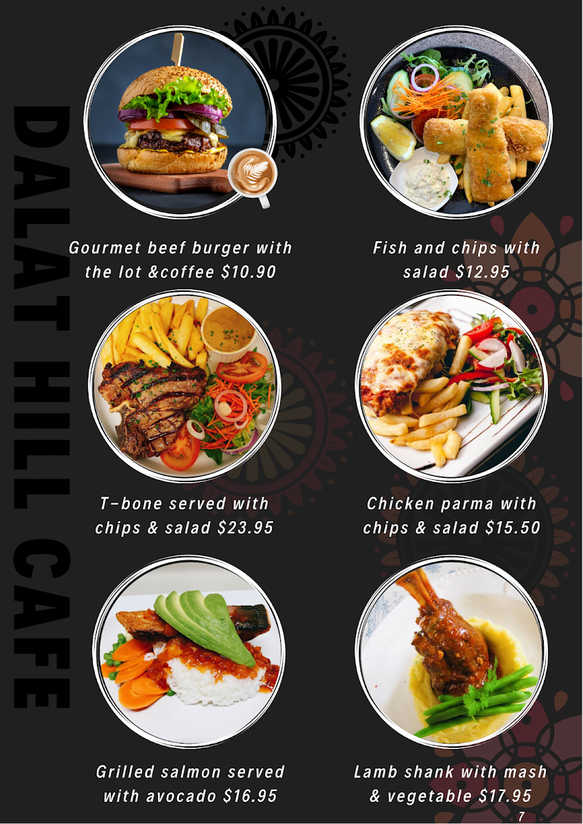 Menu, DaLat Hill