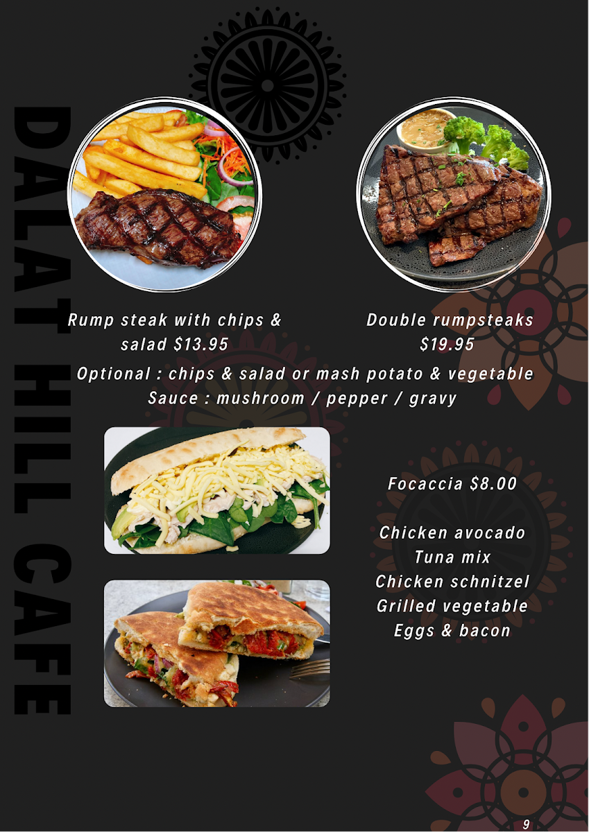 Menu, DaLat Hill