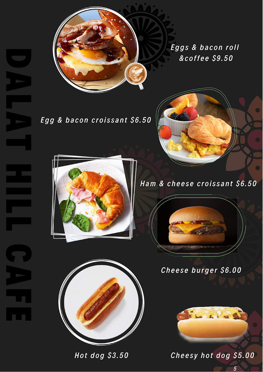 Menu, DaLat Hill