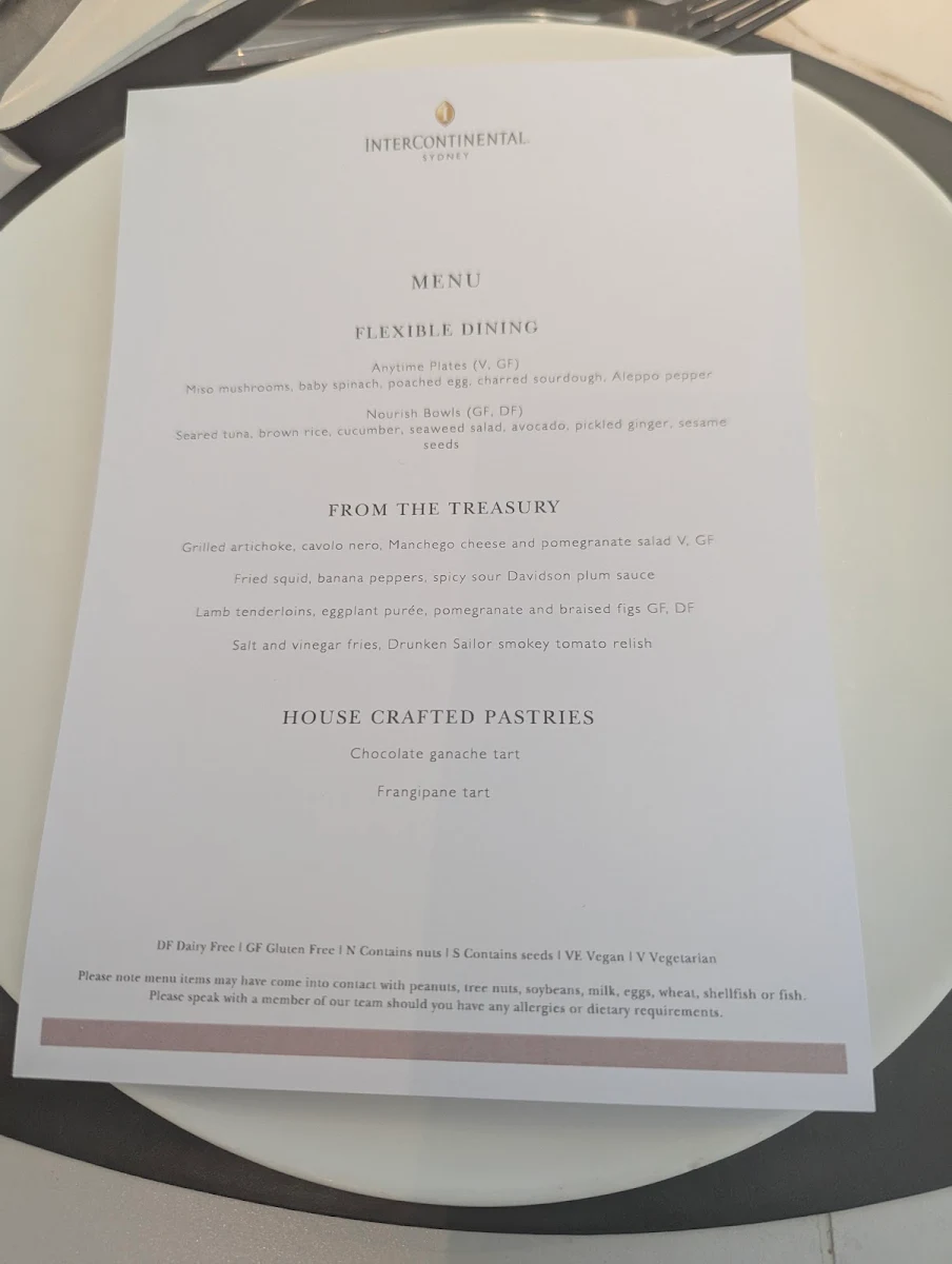 Menu, Aster