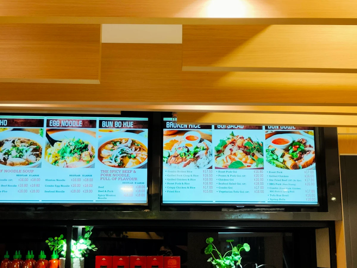 Menu, Jarn Leva Vietnamese
