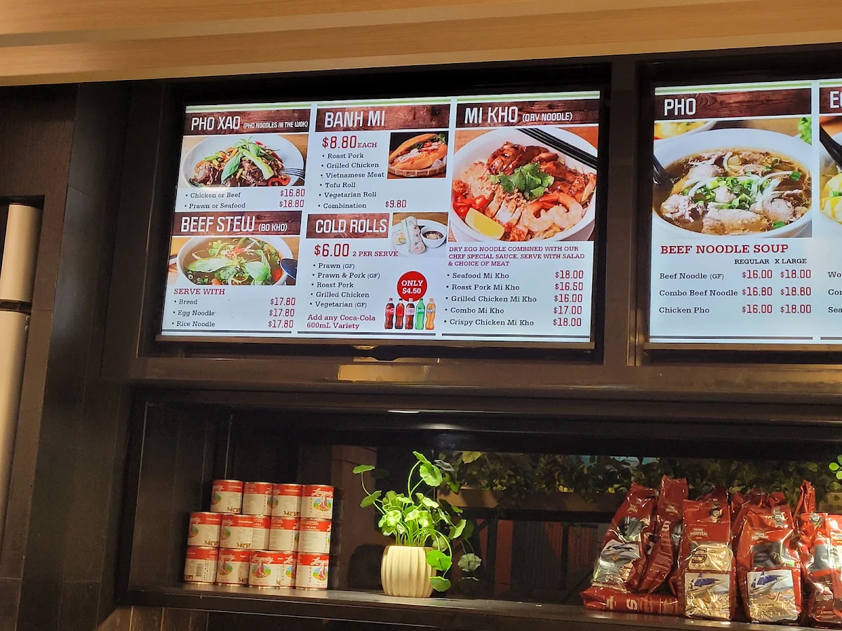 Menu, Jarn Leva Vietnamese