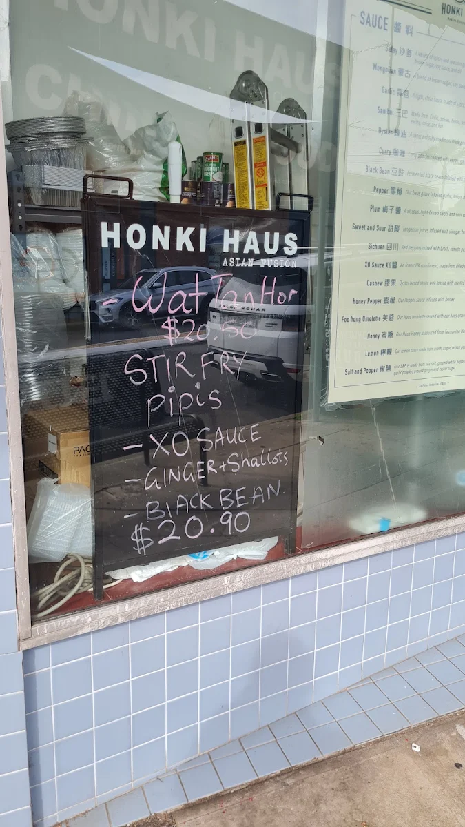 Menu, Honki Haus