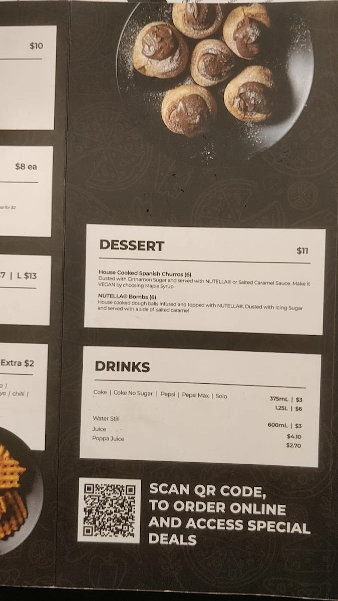 Menu, Black Rabbit