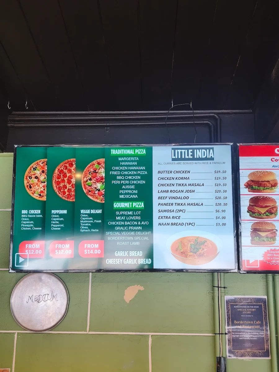 Menu, Country Fried Chicken