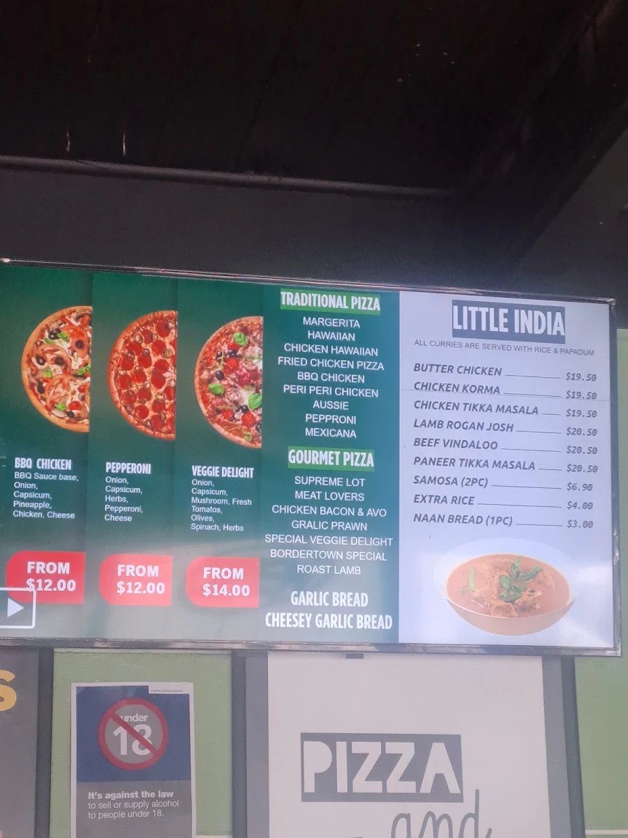 Menu, Country Fried Chicken