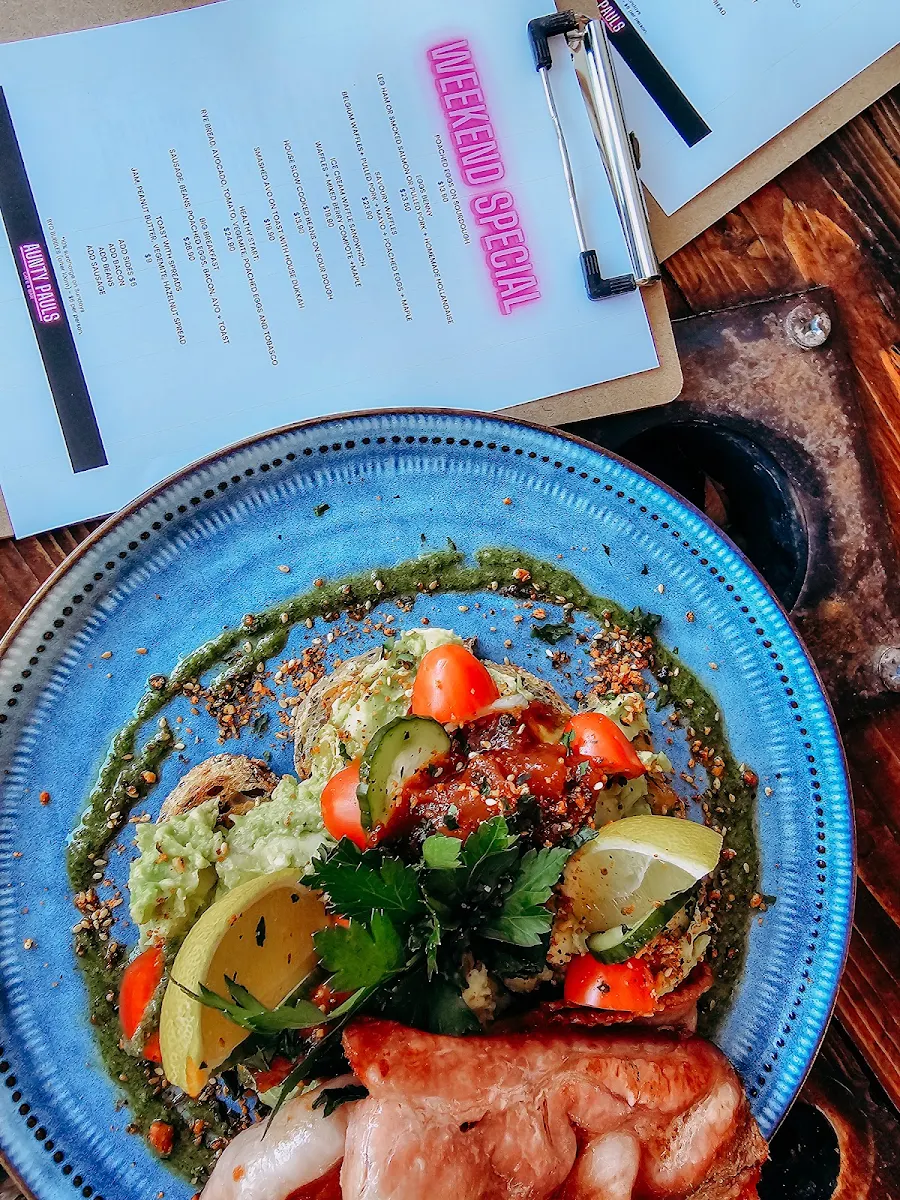 Menu, Aunty Paul's Cafe Bar