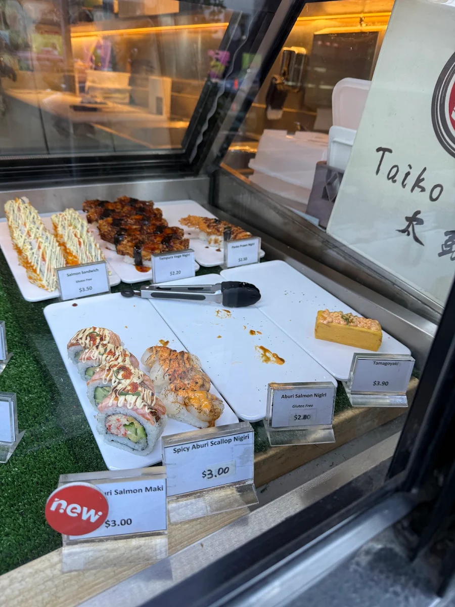 Menu, Taiko Sushi South Yarra