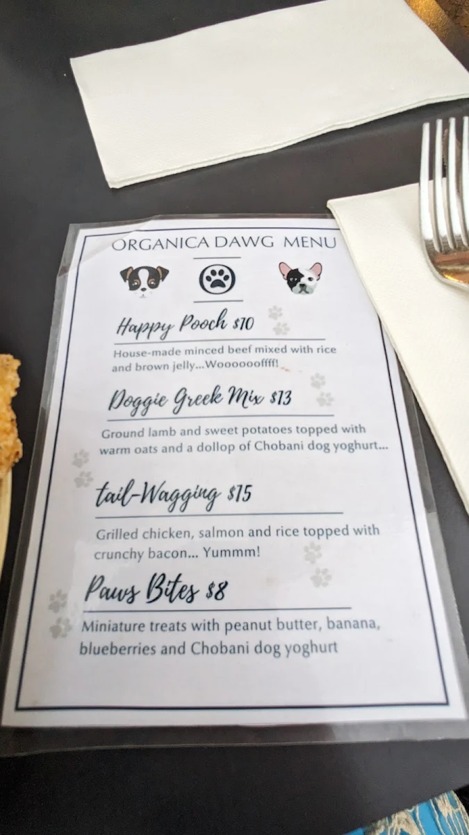 Menu, Organica