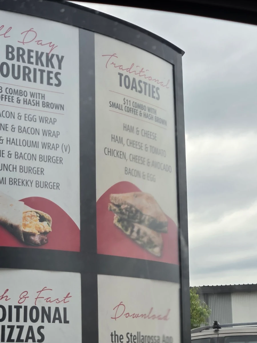 Menu, Stellarossa Crestmead (Dine In, Drive Thru and Takeaway)