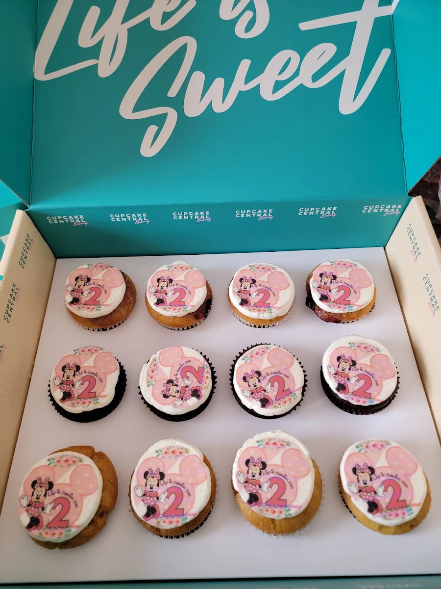 Menu, Cupcake Central Bakery