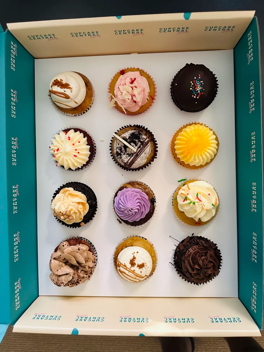 Menu, Cupcake Central Bakery