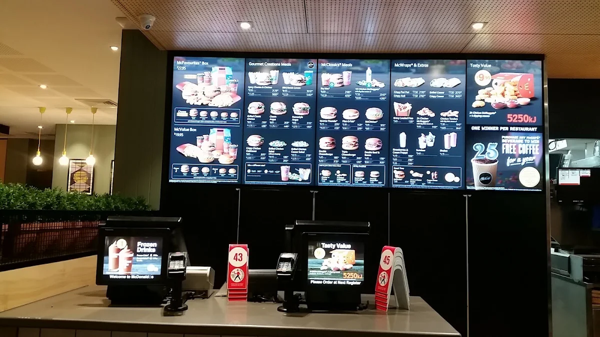 Menu, McDonald's Moe