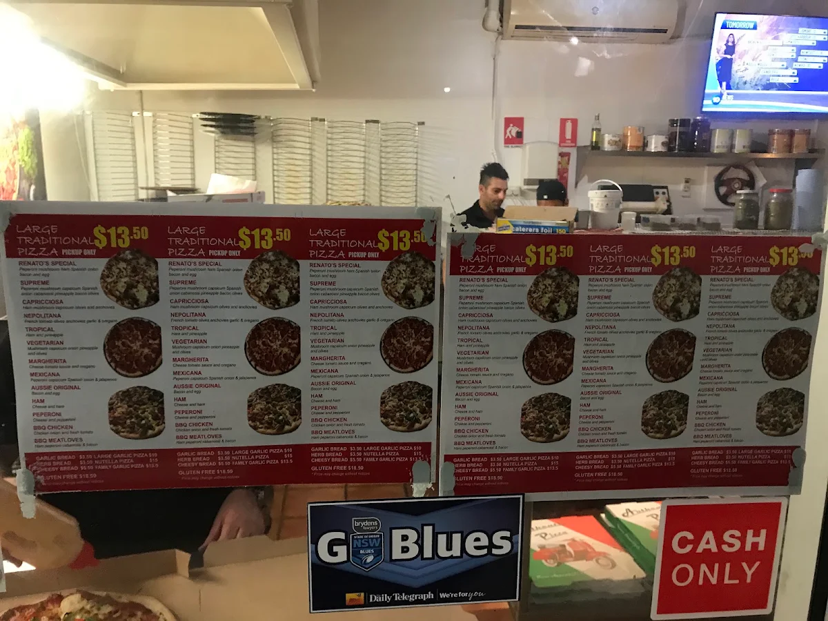 Menu, Donatellos