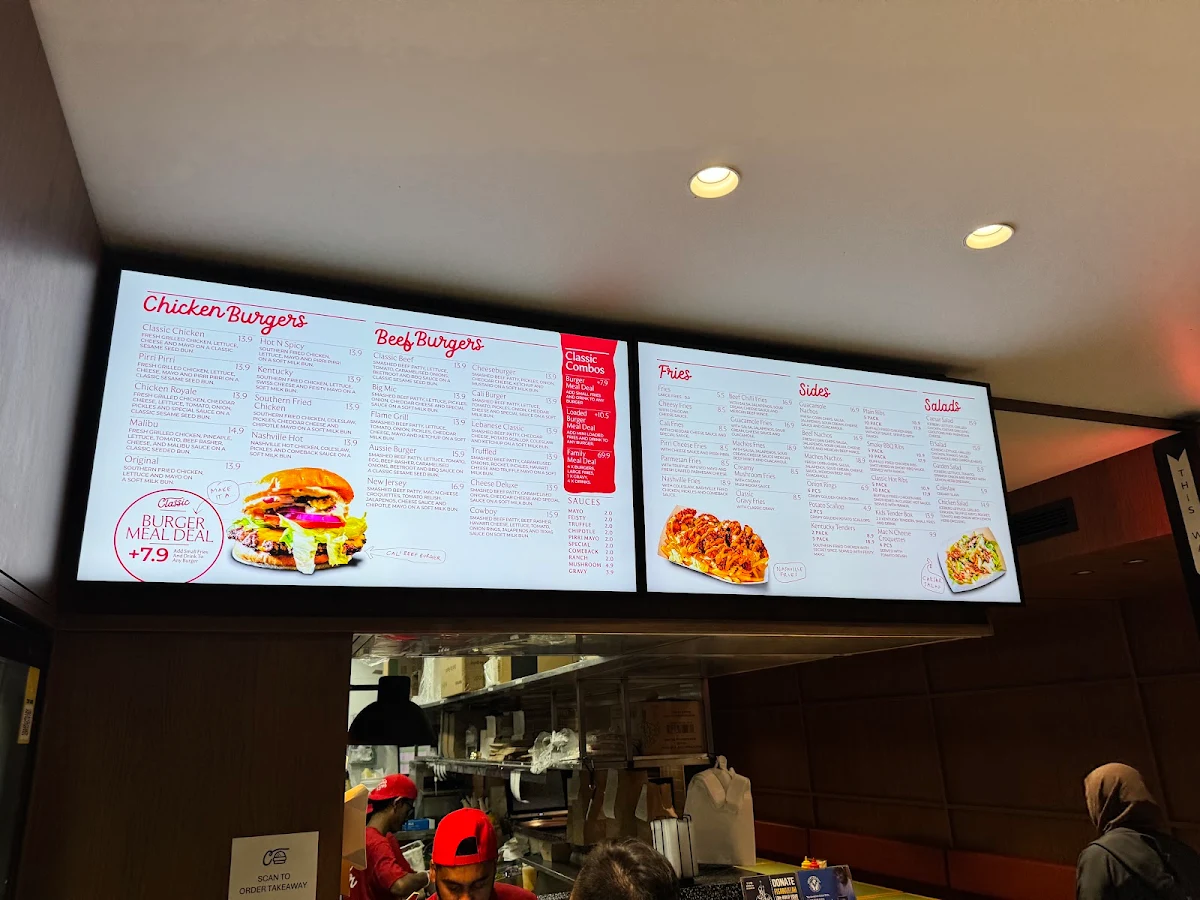 Menu, Classic Burger Yagoona