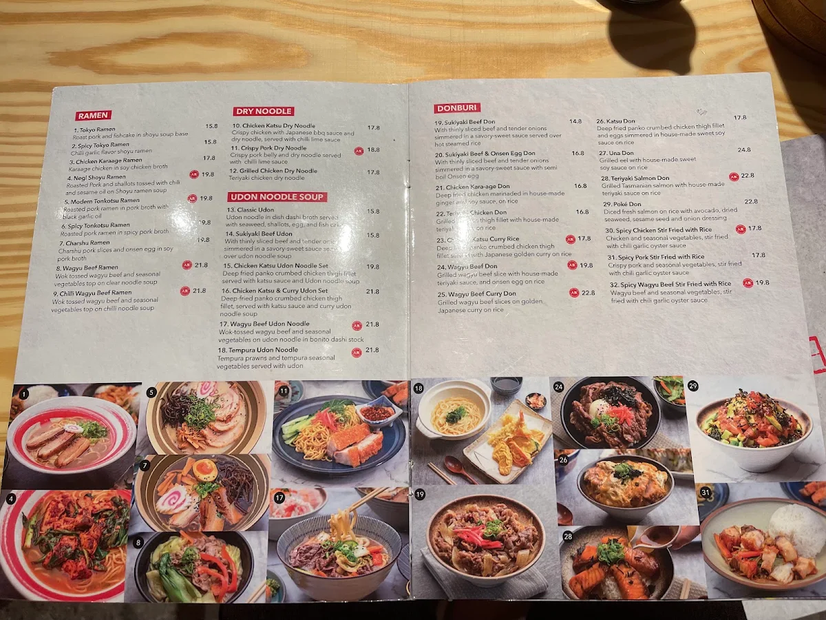 Menu, UMAYA KOTARA