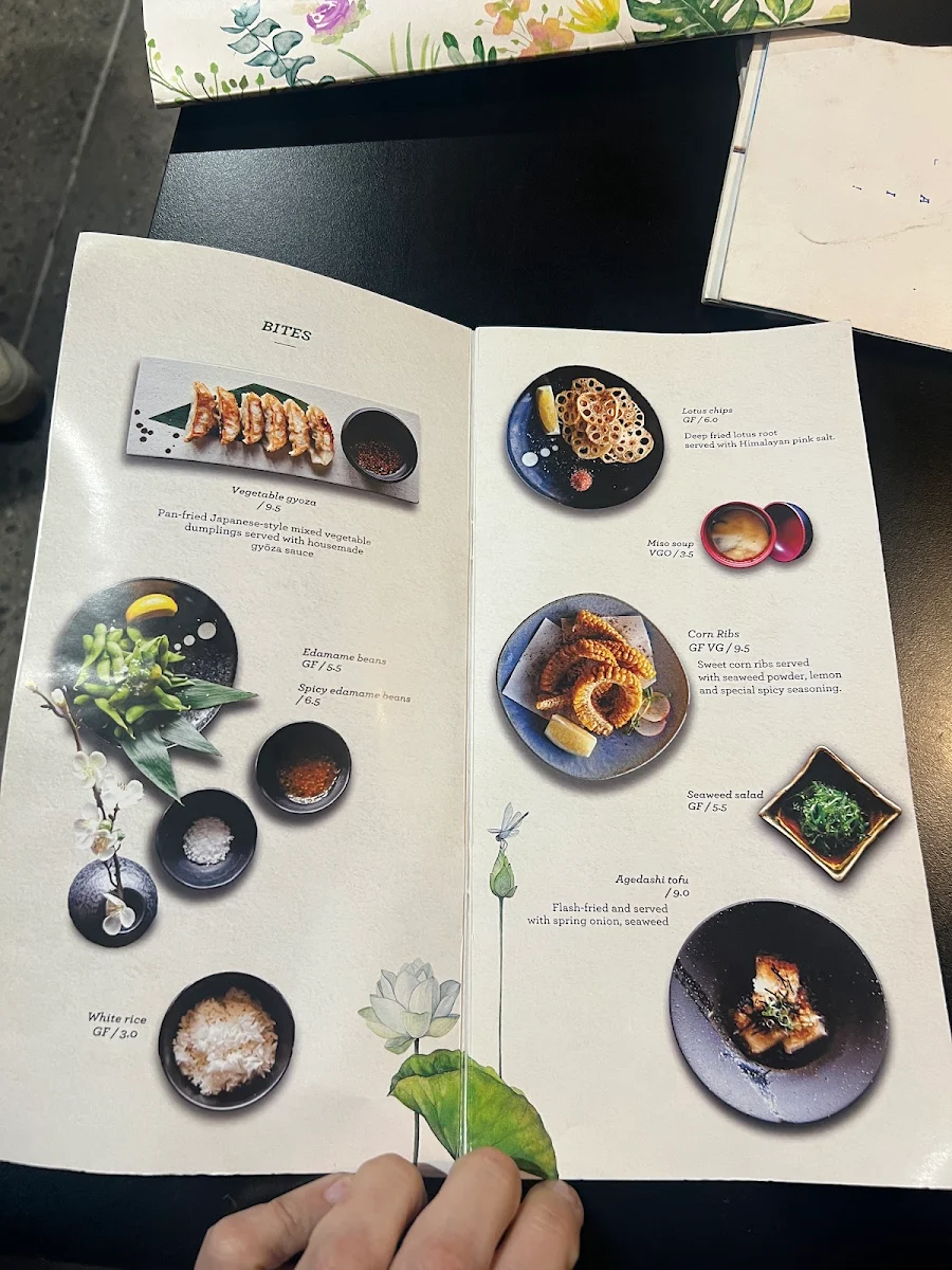 Menu, Hanamura