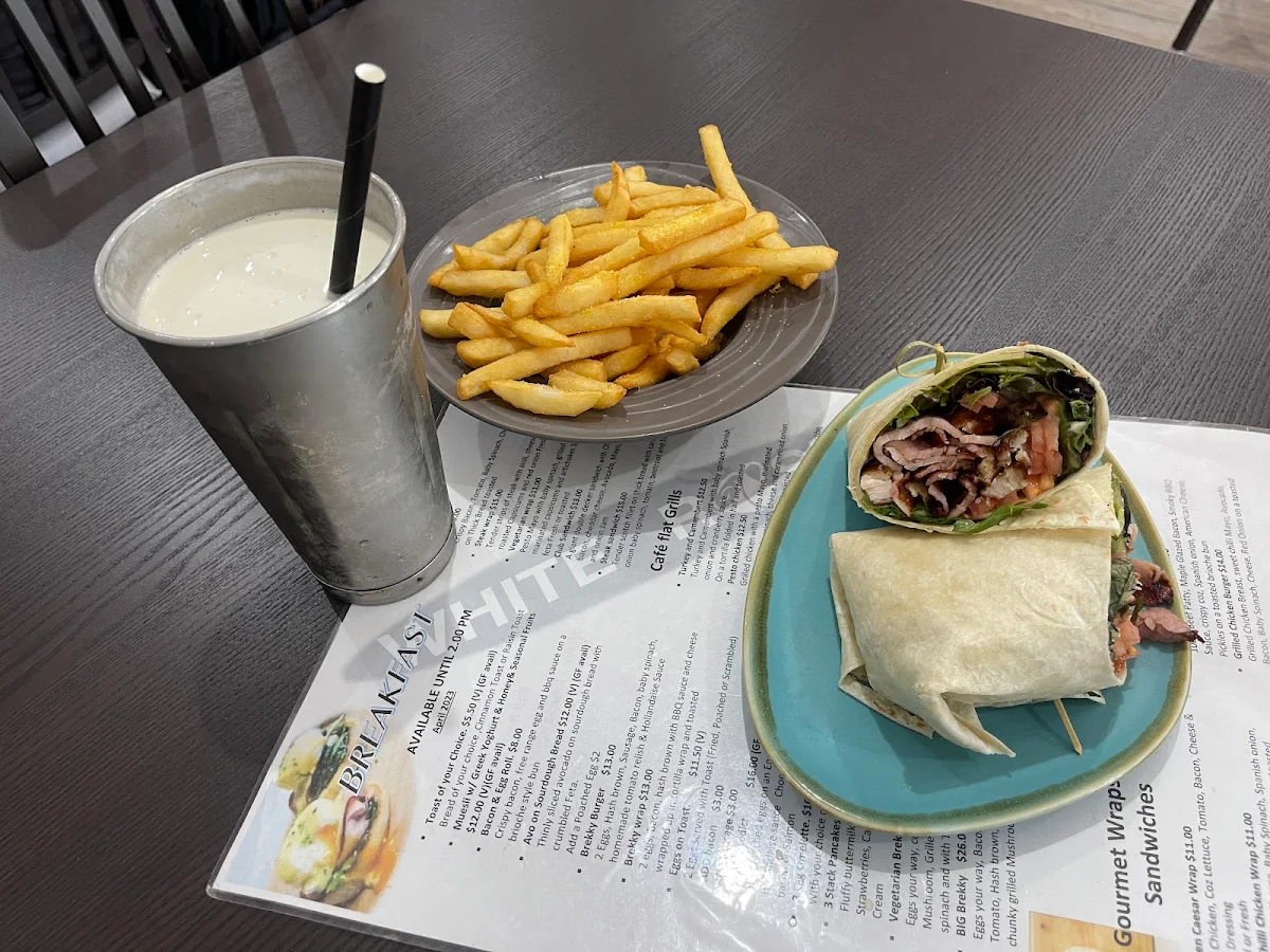 Menu, White Rose Cafe Dunedoo